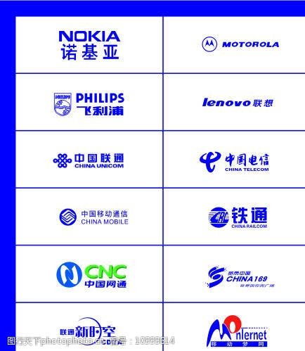 各类通讯科技标志图片